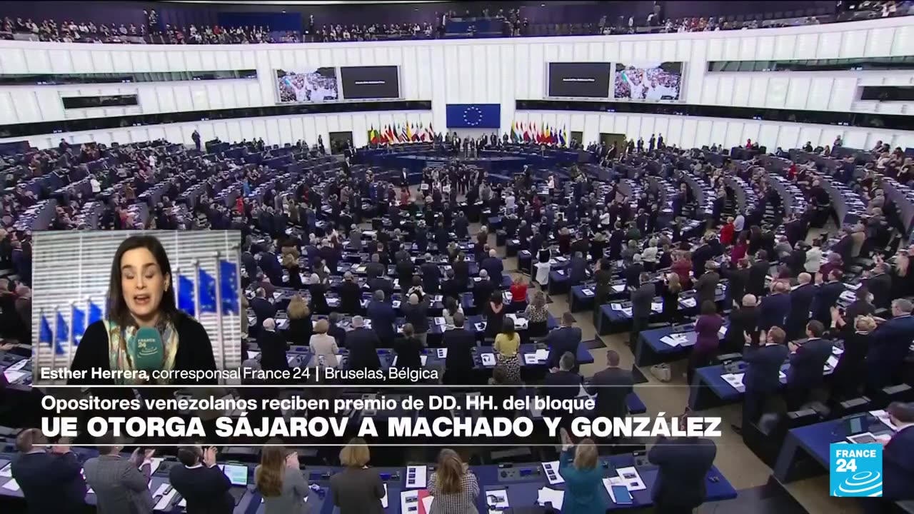 Informe desde Bruselas: Parlamento Europeo entrega premio Sárajov a oposición venezolana