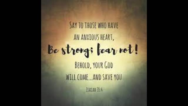 During these turbulent days, do not be afraid! He is with you. 😊 August 3, 2021