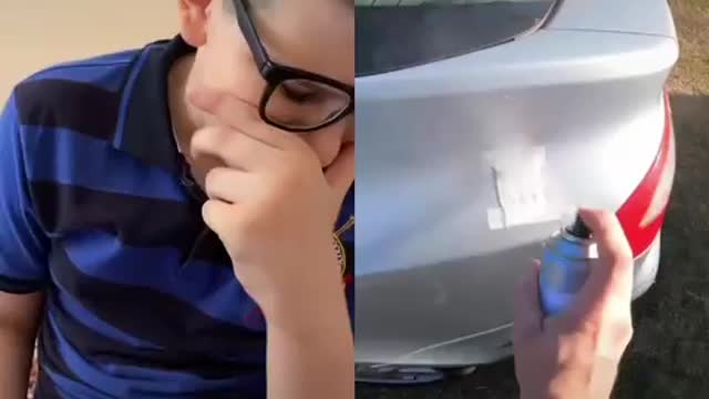 Why this loss? Look what he did to the car.