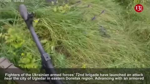 Moment of rapid attack around Ugledar - Getting off equipment, Ukrainian fighters surround Russians