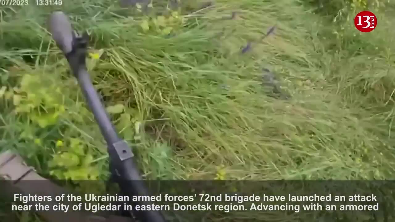 Moment of rapid attack around Ugledar - Getting off equipment, Ukrainian fighters surround Russians