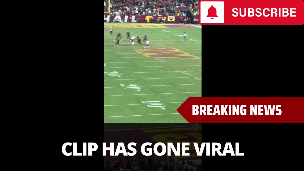 Video Shows Bears Player Taunting Commanders Fan Before Hail Mary