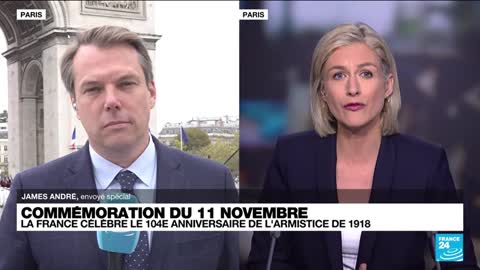 Commémoration du 11-Novembrela France célèbre le