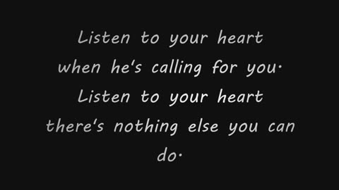 Roxette Listen to your heart HD+Lyrics