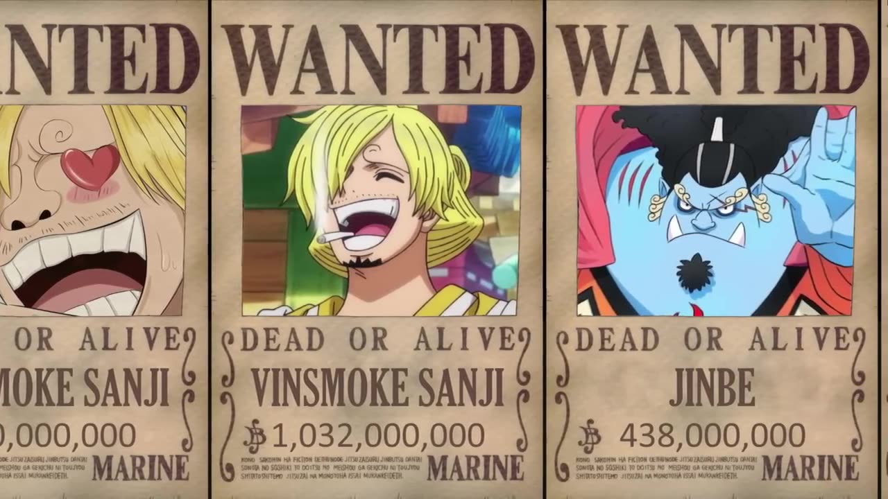 OFFICIAL Straw Hat Pirates New Bounties After Wano Arc! One Piece