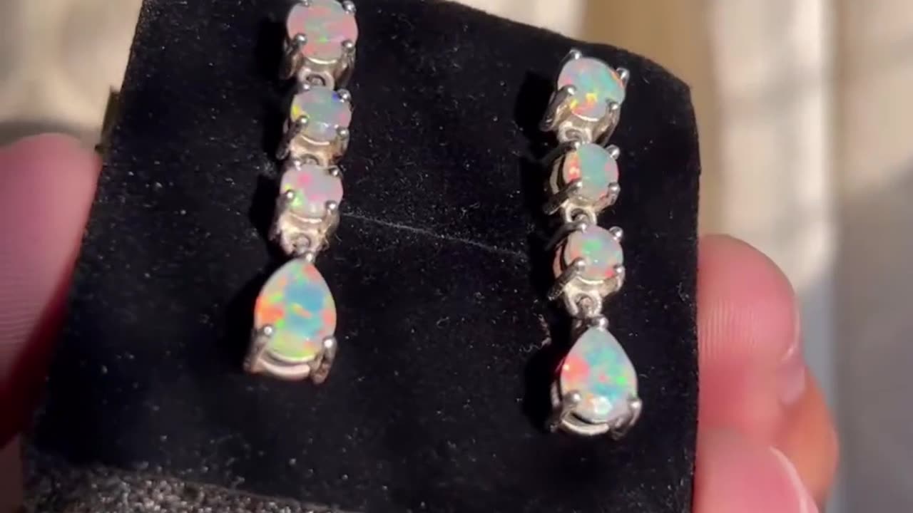 Natural Opal Earring Online