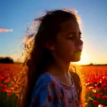 cute girl ai short video