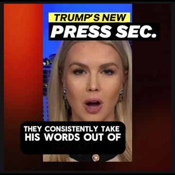 Trumps NEW Press Sec. says “New media” will be allowed in White House