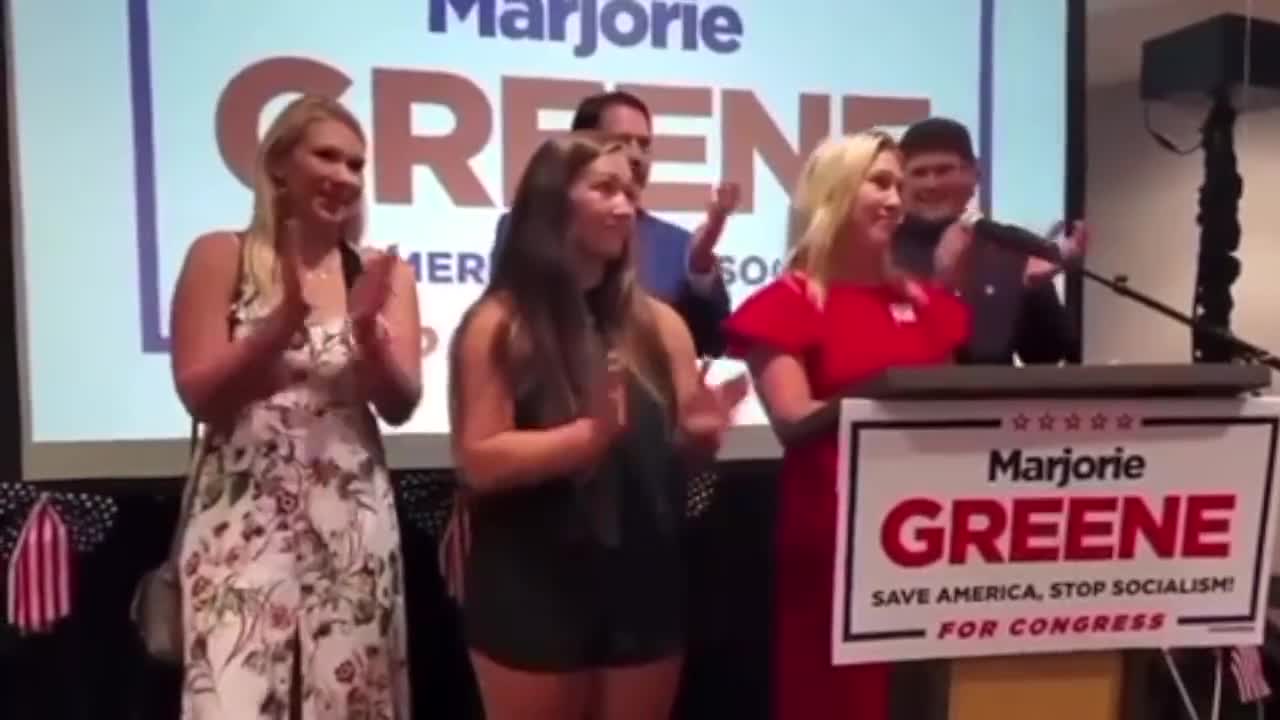 Marjorie taylor Greene tells Pelosi we're gonna kick that bitch out