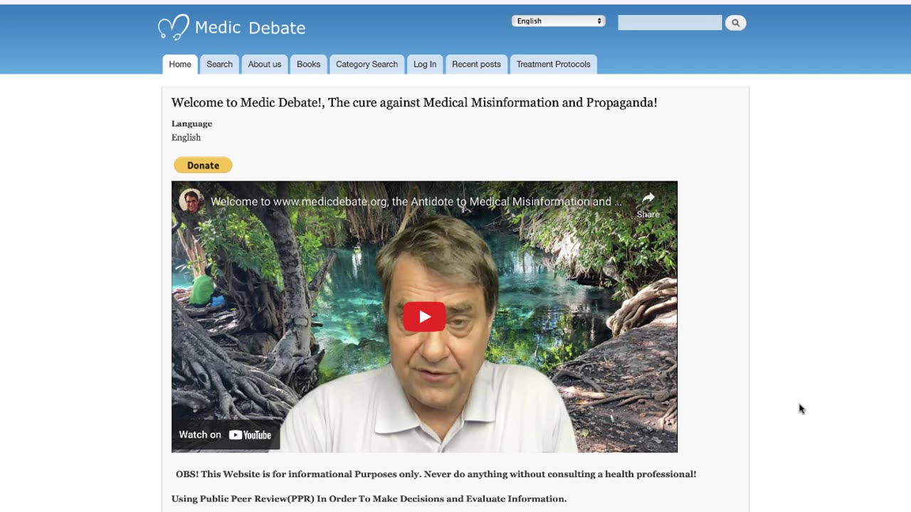 An Introduction to www.medicdebate.org