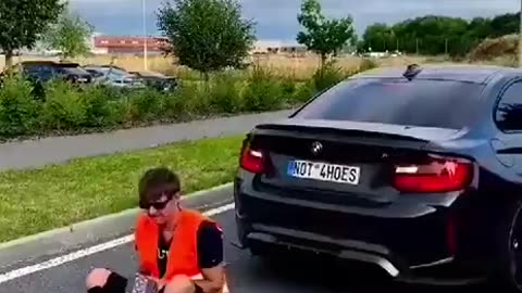 People are becoming inventive with ways to get back at eco activists blocking roads.