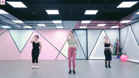 Easy Exercise To Lose Belly Fat At Home For Beginners - 25 Mins Aerobic Workout | Zumba Class