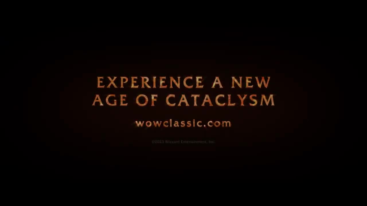 BlizzCon 2023 - WoW Classic - Cataclysm Announce Trailer