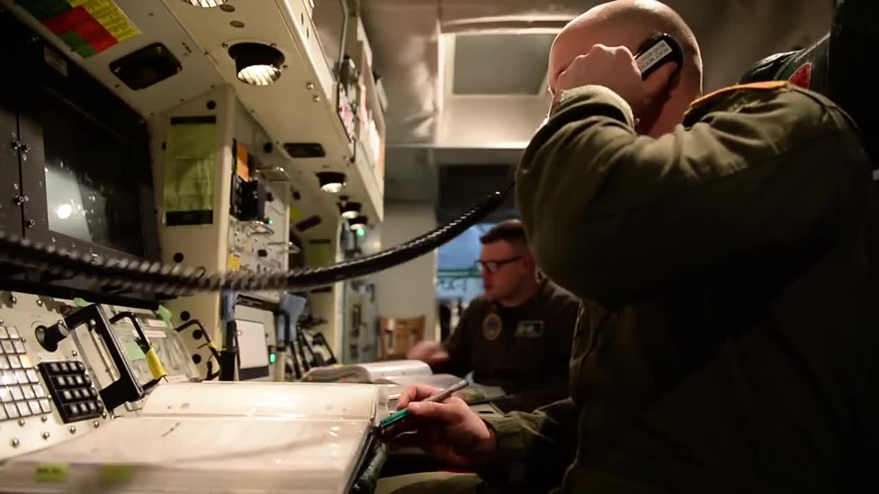 View inside an ICBM Launch Center