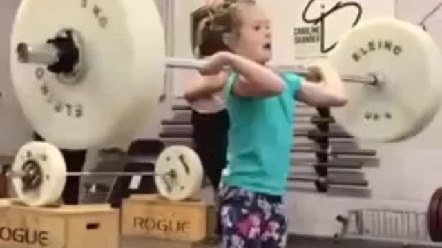 she is only 6 years old and can already do that