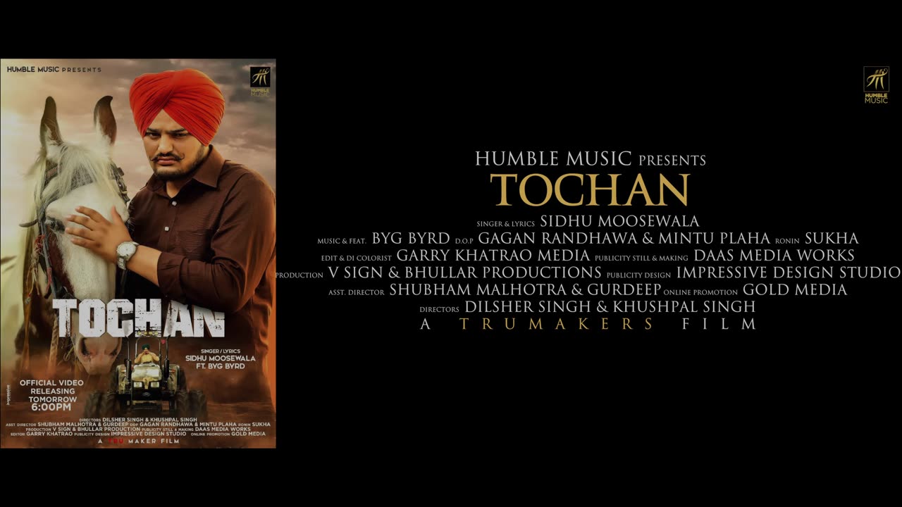 Tochan (Full Video) _ SIDHU MOOSEWALA _ BYG BYRD _ SONIA MANN _ Humble Music _(2K_HD)