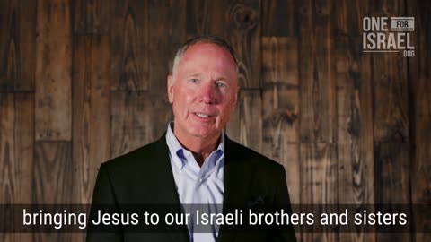 Max Lucado's endorsing ONE FOR ISRAEL