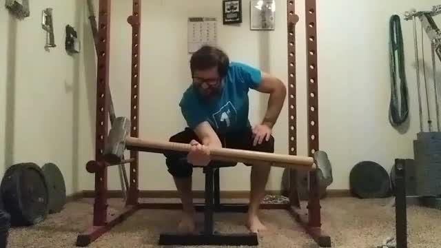 Sledgehammer squeeze together wrist curls