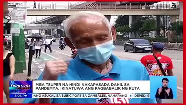 Mga tsuper na hindi nakapasada dahil sa pandemya, ikinatuwa ang pagbabalik ng mga ruta