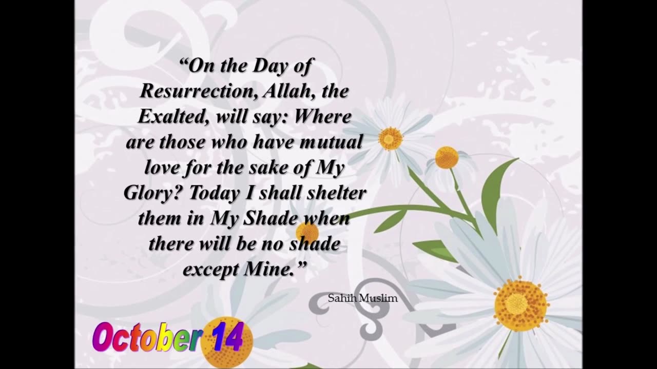 Daily Islamic Reminders - October 14