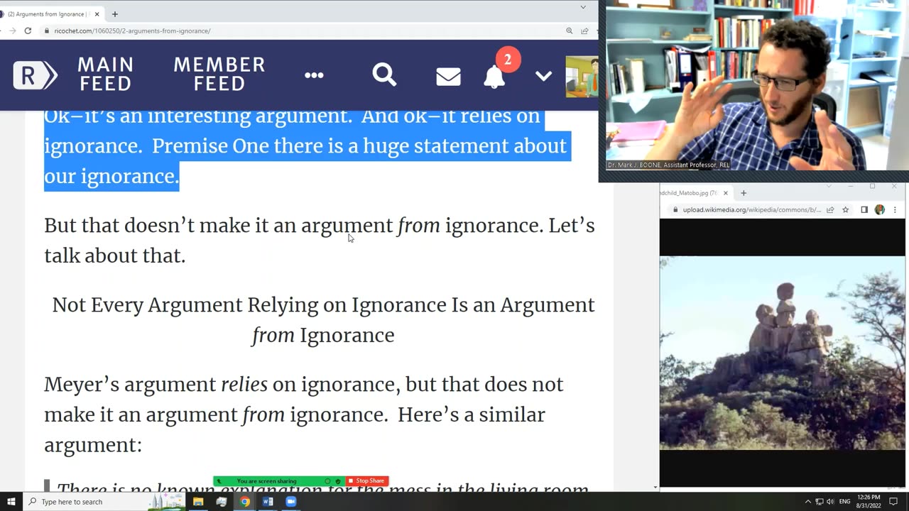 Lessons in Logic 52: Arguments from Ignorance