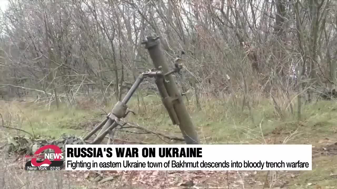 Fighting in eastern Ukraine town of Bakhmut descends into bloody trench warfare