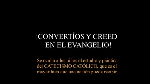 ¡CONVERTÍOS Y CREED EN EL EVANGELIO! por Agnus Dei Prod.