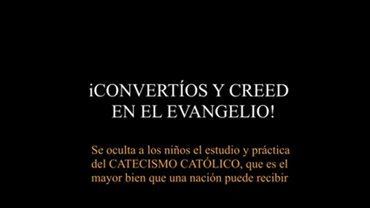 ¡CONVERTÍOS Y CREED EN EL EVANGELIO! por Agnus Dei Prod.