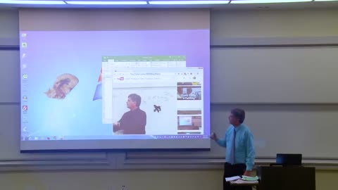 Math Professor Fixes Projector Screen (April Fools Prank)