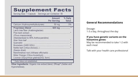 Clear Histamine Scavenger | Conners Clinic