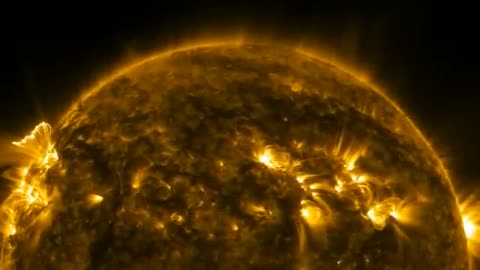 NASA releases sun from high space