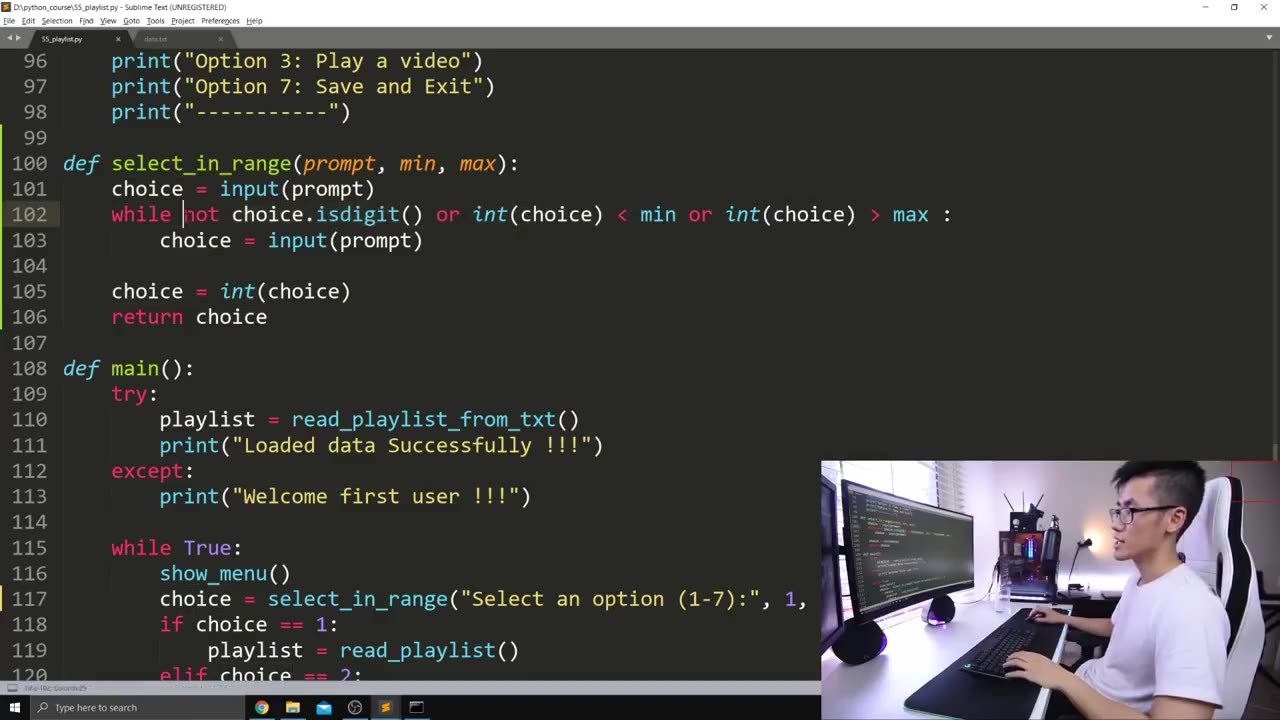 55. Code hàm chọn 1 số nguyên trong khoảng nhất định-Khóa học Lập trình Python-P10