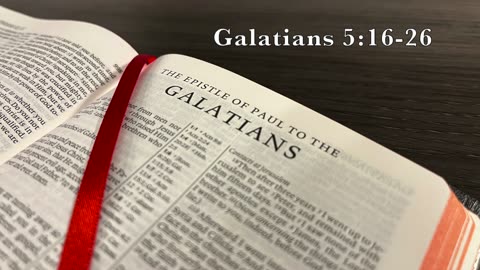 Galatians 5:16-26 | Two Walks, Two Desires, Two Trees | Lucas Crawford