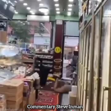 Store Owner Throws Down Some Justice