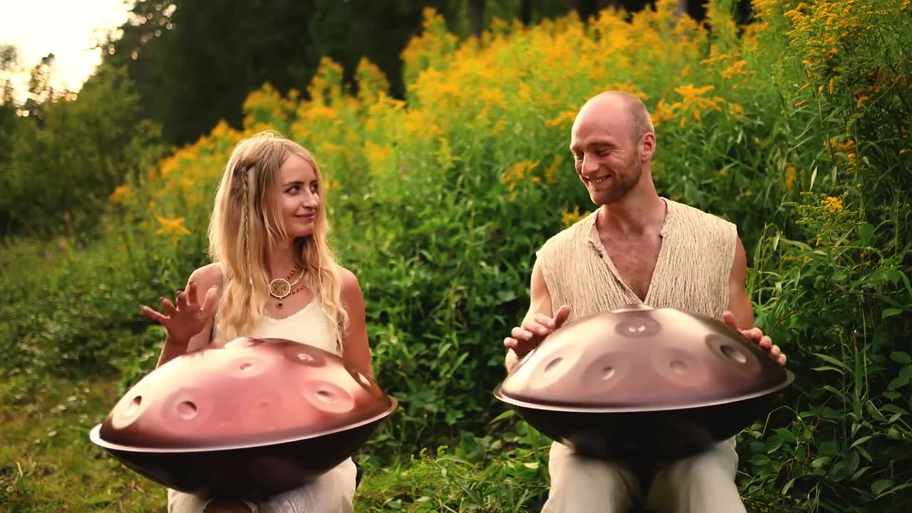 Healing Frequency Meditation (1111 Hz) | 1 hour handpan music | Malte Marten & Lynxk