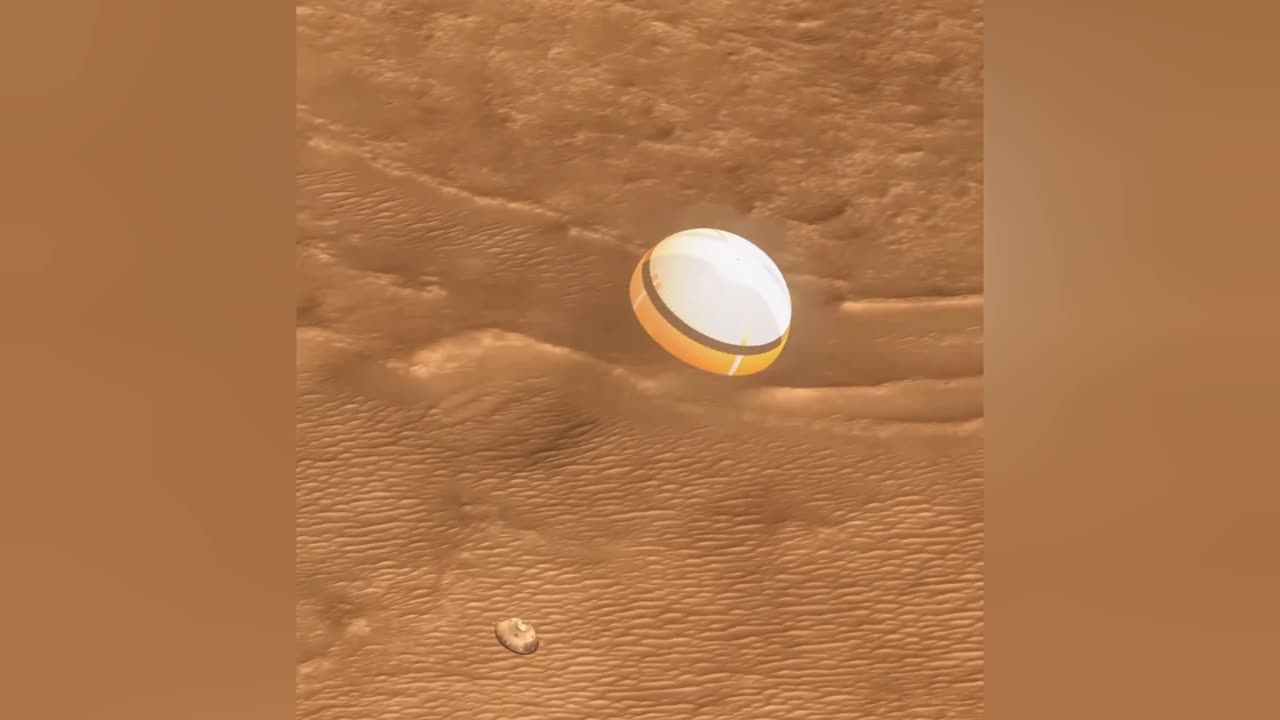 4k Mars landing by Nasa! Mars landing captured in 4k quality for the first time!