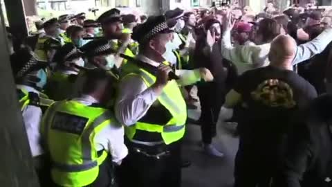 Police defending the pro pedophile, fake news BBC