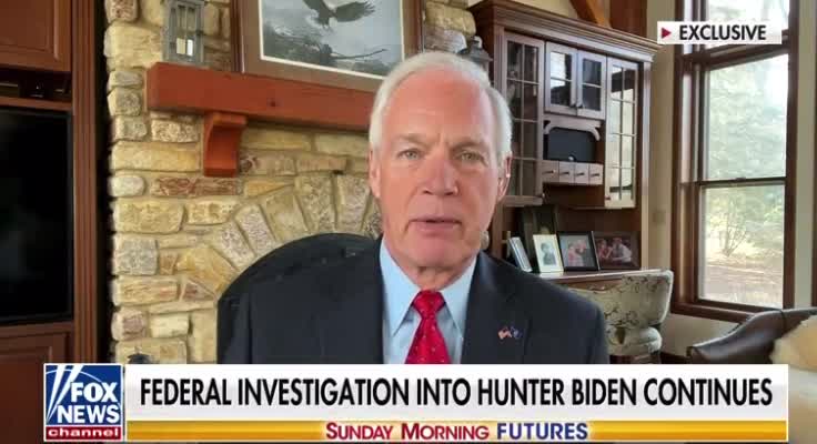 Sen. Ron Johnson Calls Out The Massive Media Cover Up For Hunter Biden