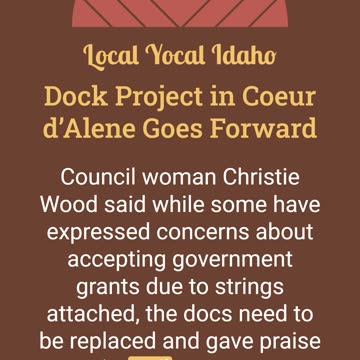 Dock Project in Coeur d’Alene Goes Forward