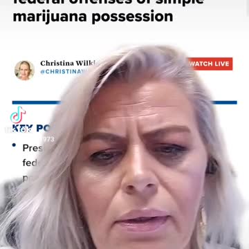 Breaking news Biden to pardon simple possession charges phone pot is really