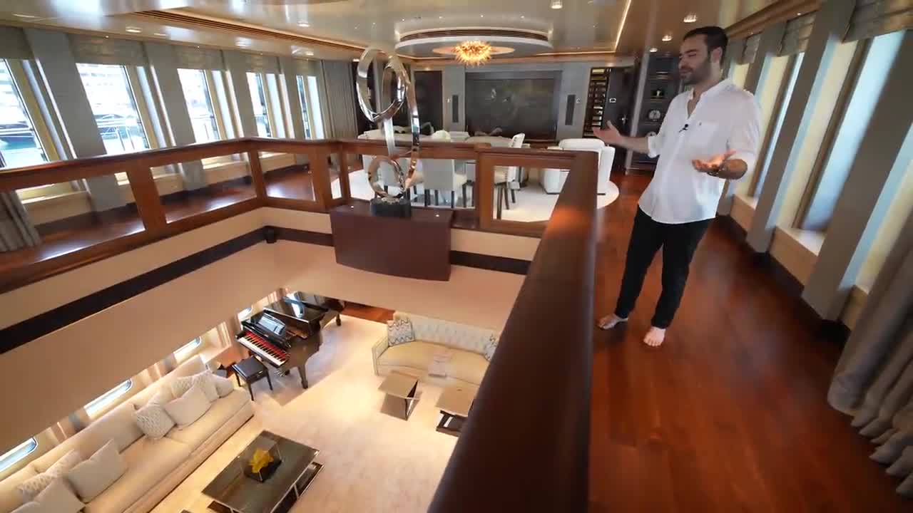 Inside a James Bond Themed $66,000,000 Megayacht