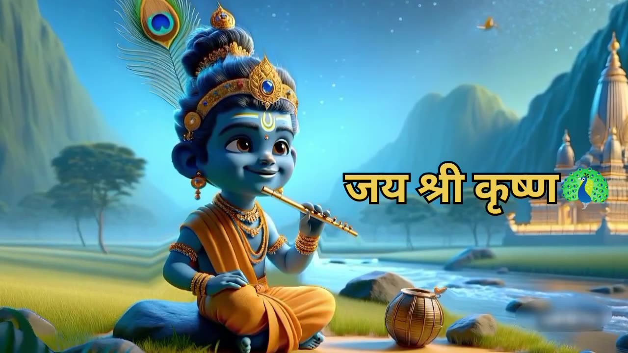 जय श्री कृष्ण 🦚💗