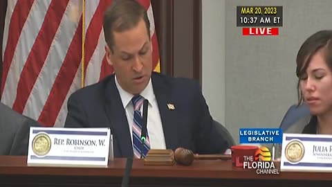 Florida Rep calls on ‘Anita Dick and Holden Hiscock’ in committee