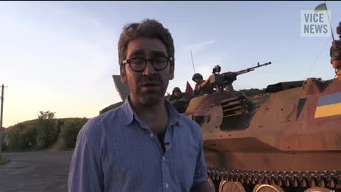 Ukraine escalating to the war. Heavy weapons now