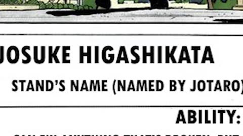 Did you know that in JoJo's Bizarre Adventure