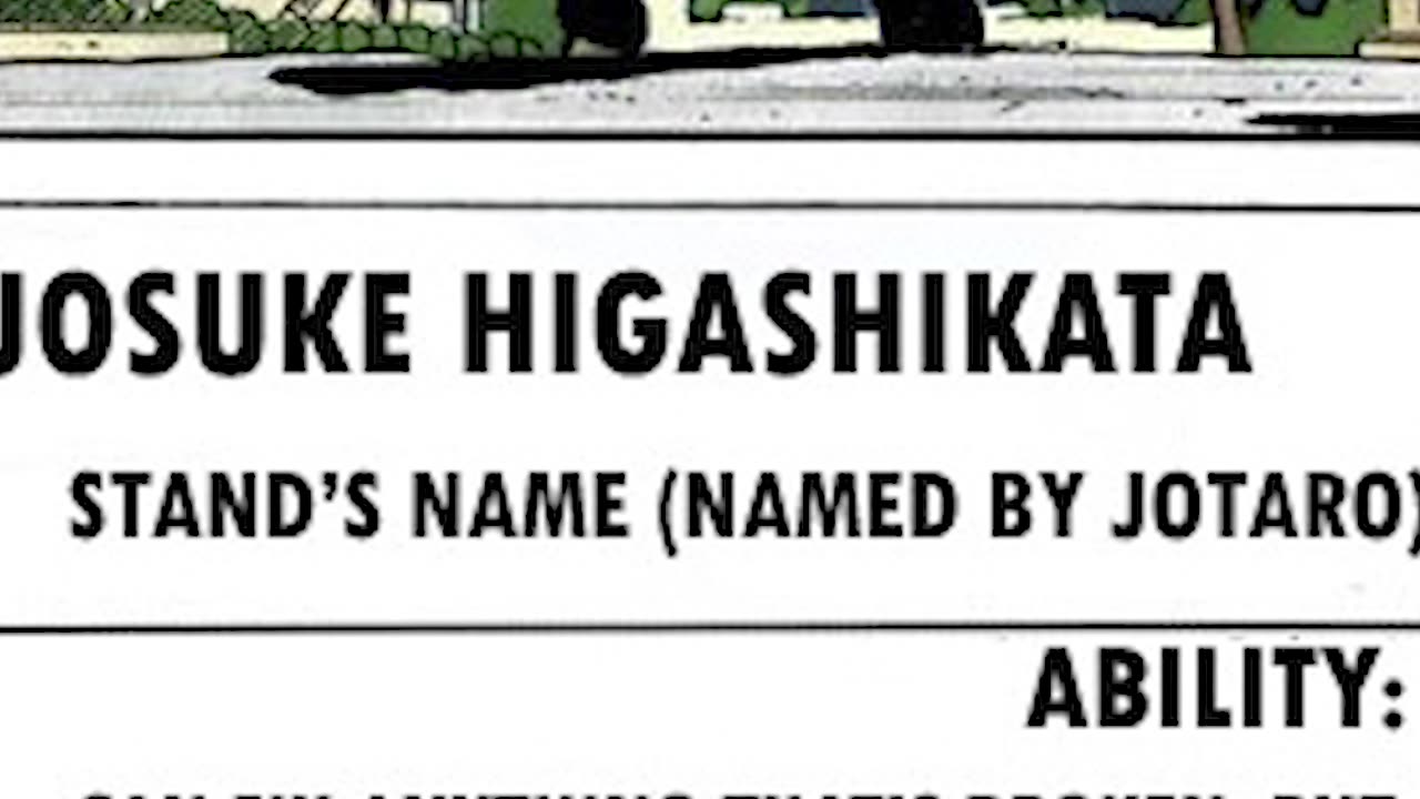 Did you know that in JoJo's Bizarre Adventure