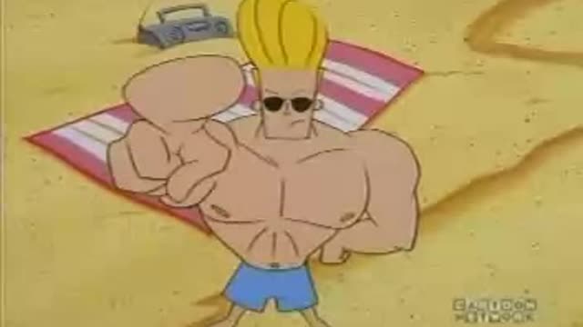 Johnny Bravo clip — I've only got two words for you, mister… NO!