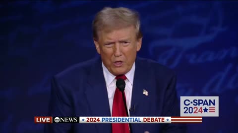 President Donald Trump' Closing Statement on ABC' Presidential Debate