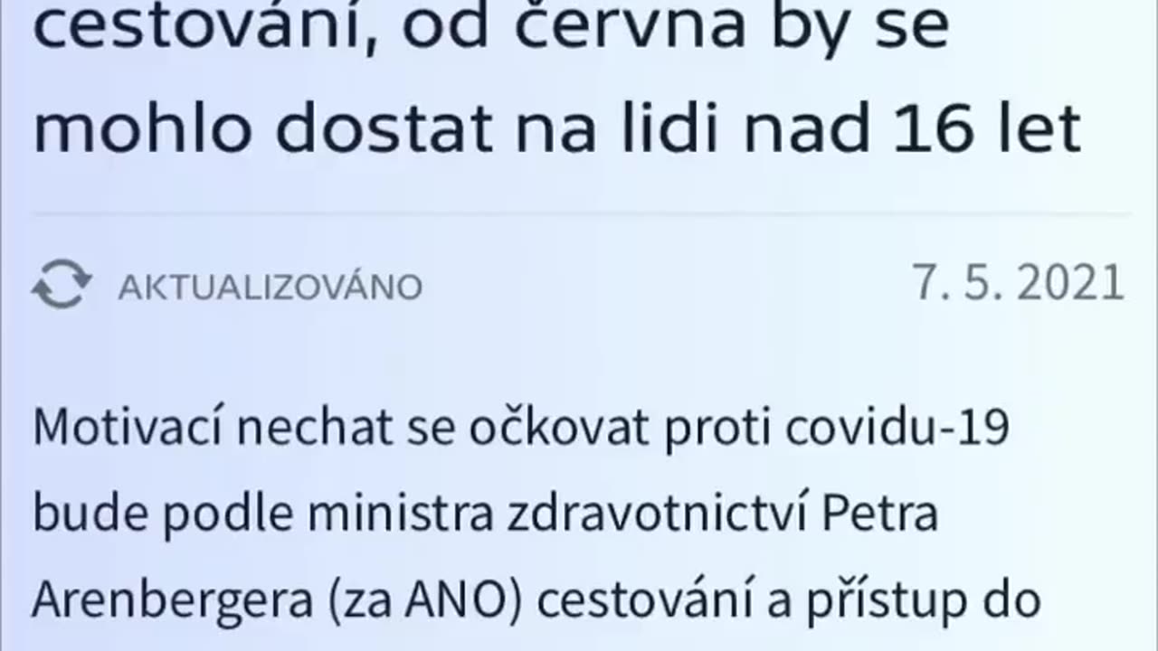 Vládní covid dezinformace retro