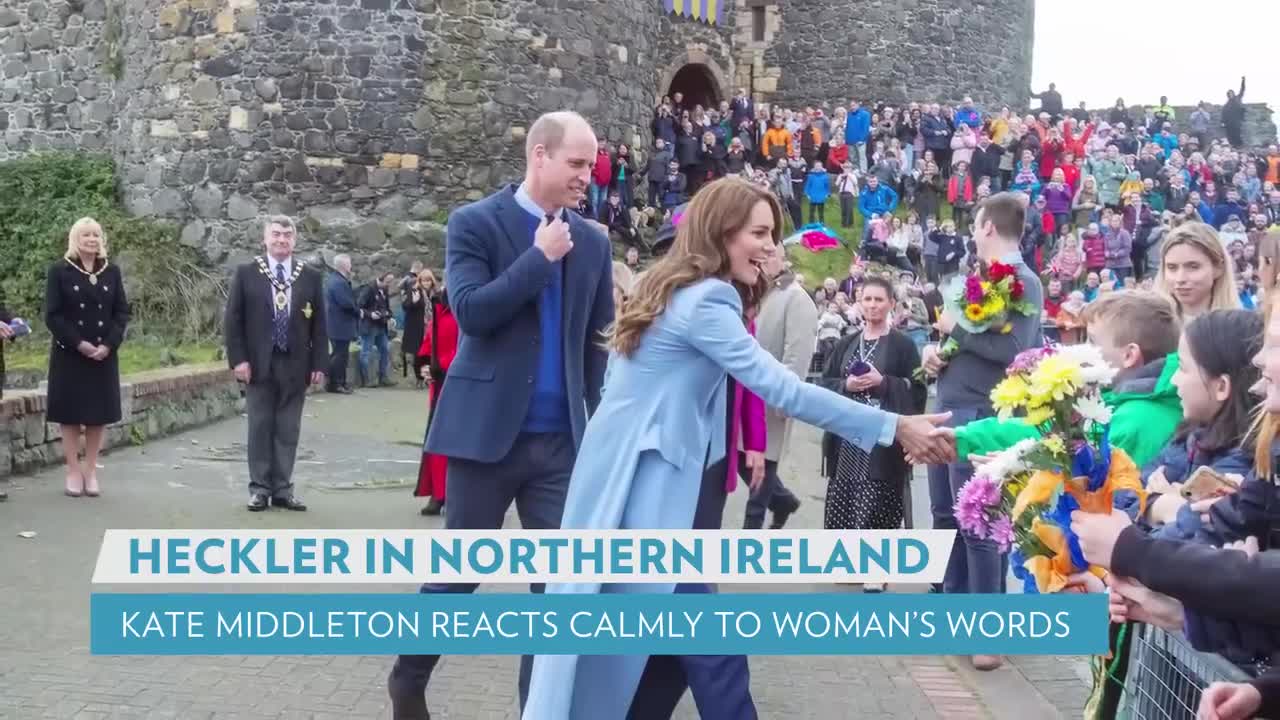 See How Kate Middleton Reacted to a Heckler During a Walkabout in Northern Ireland PEOPLE